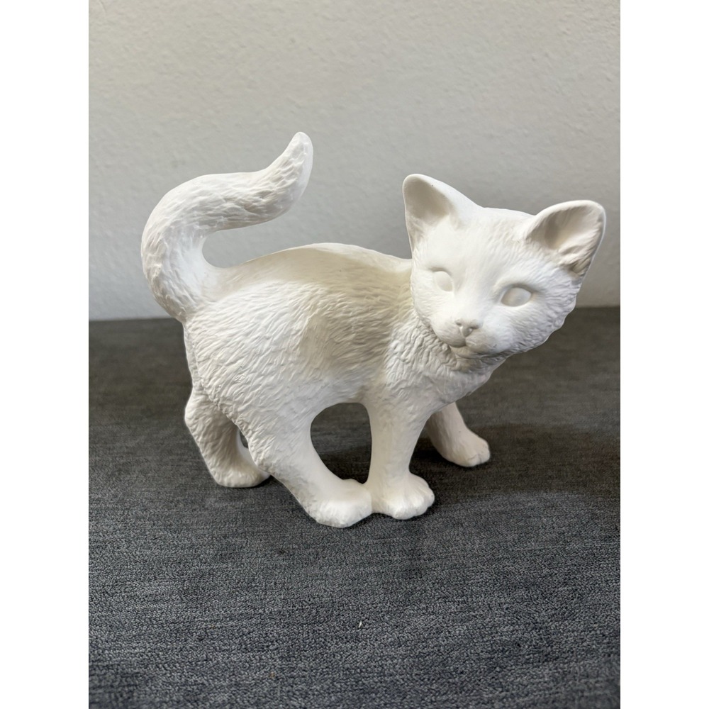 Ceramic Bisque Kitty Cat Ready For Your Painting Ideas